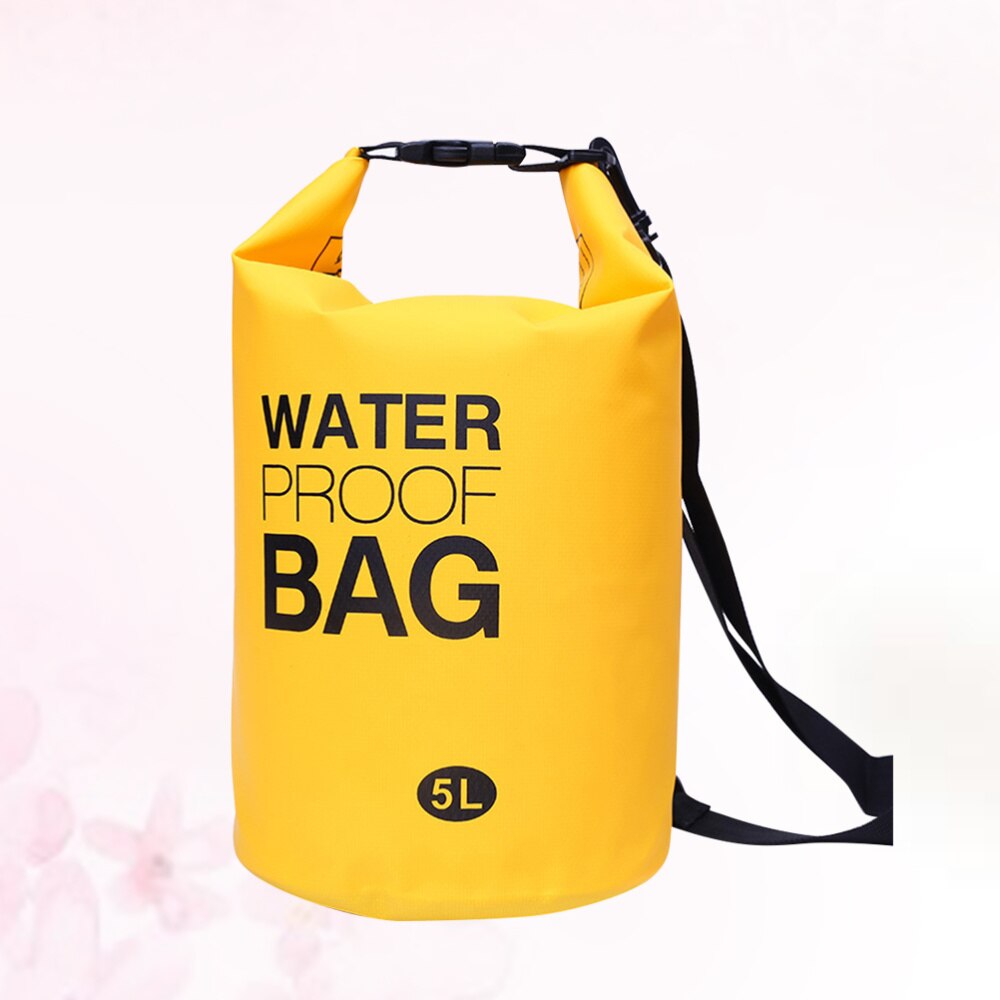5L Inflatable Bag 500D Waterproof PVC Gear Bags Outdoor Mesh Fabric Sports Buoy for Boating Kayaking Fishing Rafting Swimming Ca