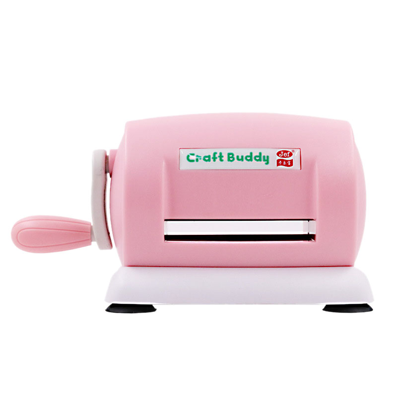 Botique-DIY Paper Cutting Machine Embossing Die Cut Machine Scrapbooking Album Card Cutter Tool: Pink
