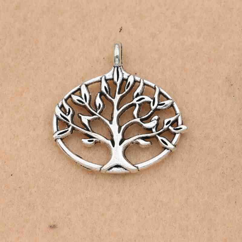 32 Pendenti Albero Della Vita SUPERFINDINGS In Pietre Naturali (ametista, Quarzo Rosa, Lapislazzuli) Rotondi Piatti Per Creazione Gioielli Fai Da Te