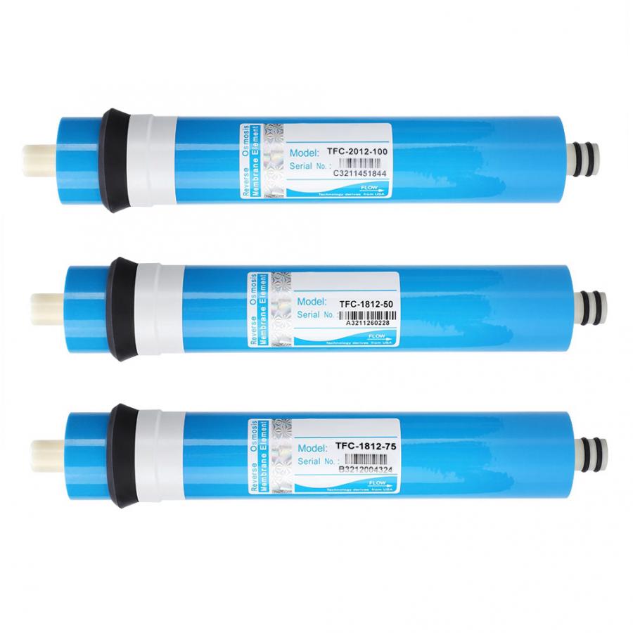 VGEBY Omvendt Osmose Membranfilter - 50/75/100 GPD RO Vannsystem Erstatning