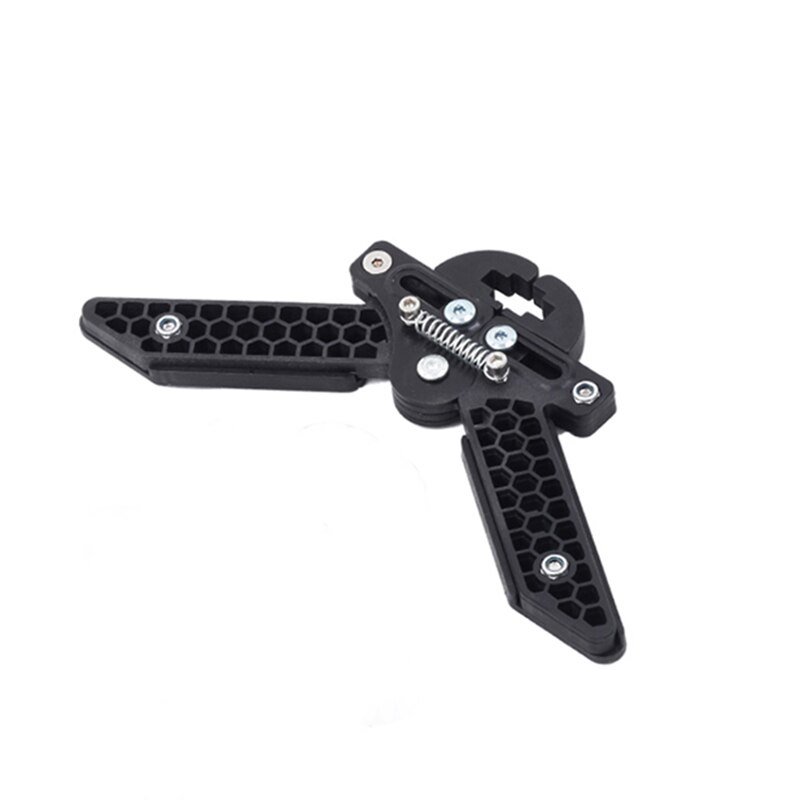 Archery Bow Stands Archery Equipment Accessories Composite Plastic Floor Stand Adjustable Width Portable Bow Stands: black