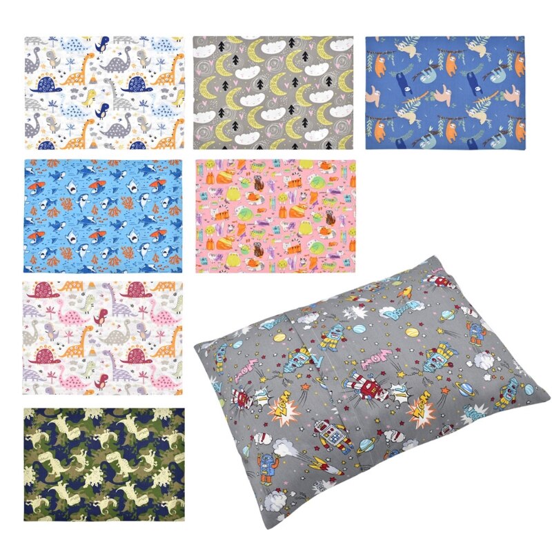 Enveloppe de taie d&#39;oreiller en coton pour enfants, housse de coussin pour bébé, douce et respirante, pour 13x18 pouces, 14x19 pouces, 12x16 pouces