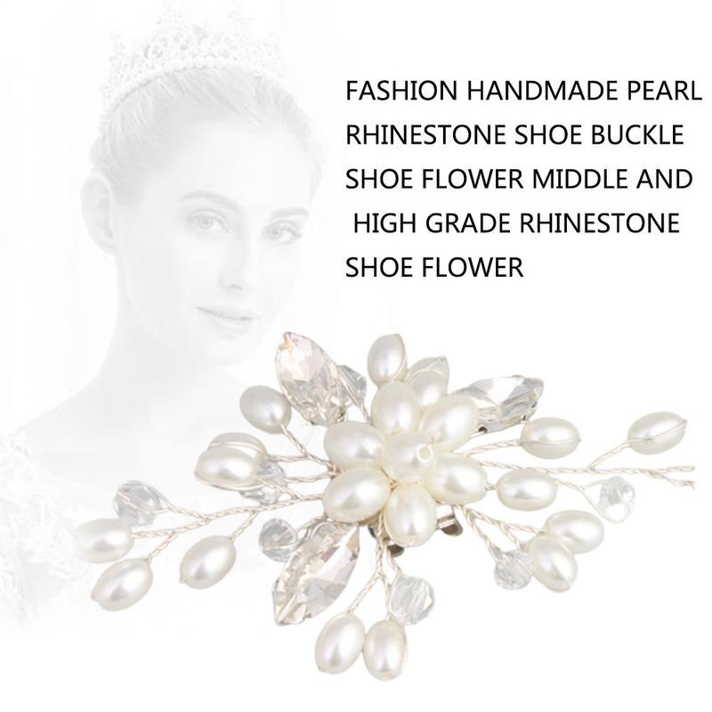 2pcs Luxury Rhinestone Shoes Clips Flowers Women Shoes Dress Hat Wedding Party Jewelry Accessories