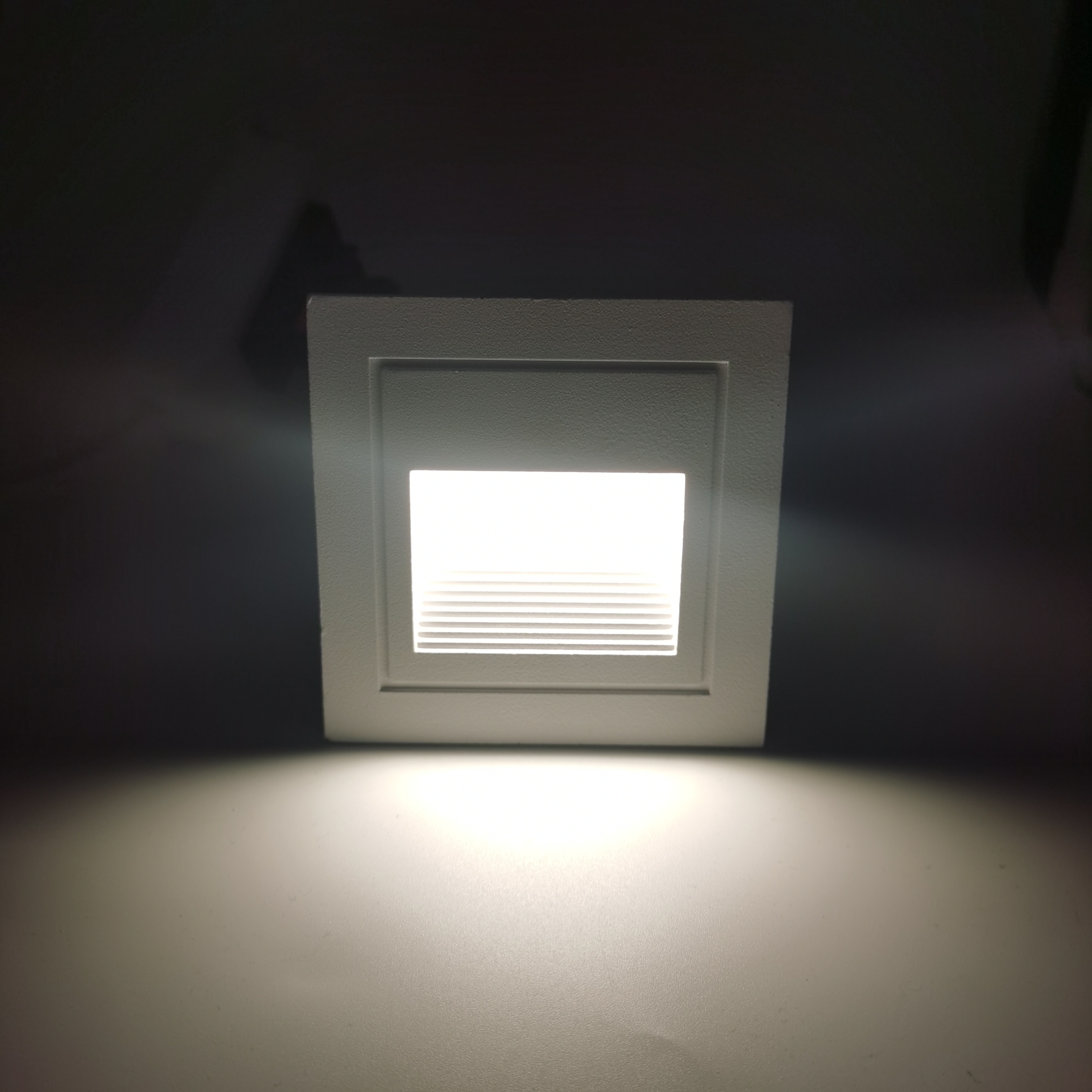 Led-trappelys til terrasse 15 led'er  ip65 vandtæt nedgravet lampe indbygget trappe lys til stueetage have landskab væg udendørs