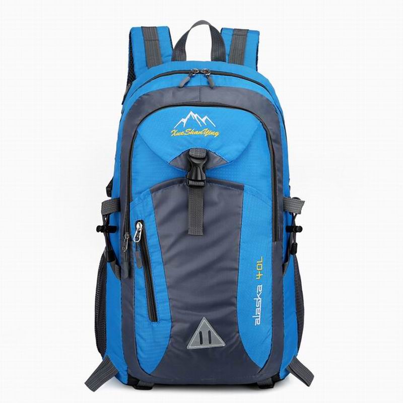 40L unisexe sac à dos étanche hommes Sports de plein air sac à dos montagne escalade sac à dos randonnée Trekking Camping engrenages: Blue