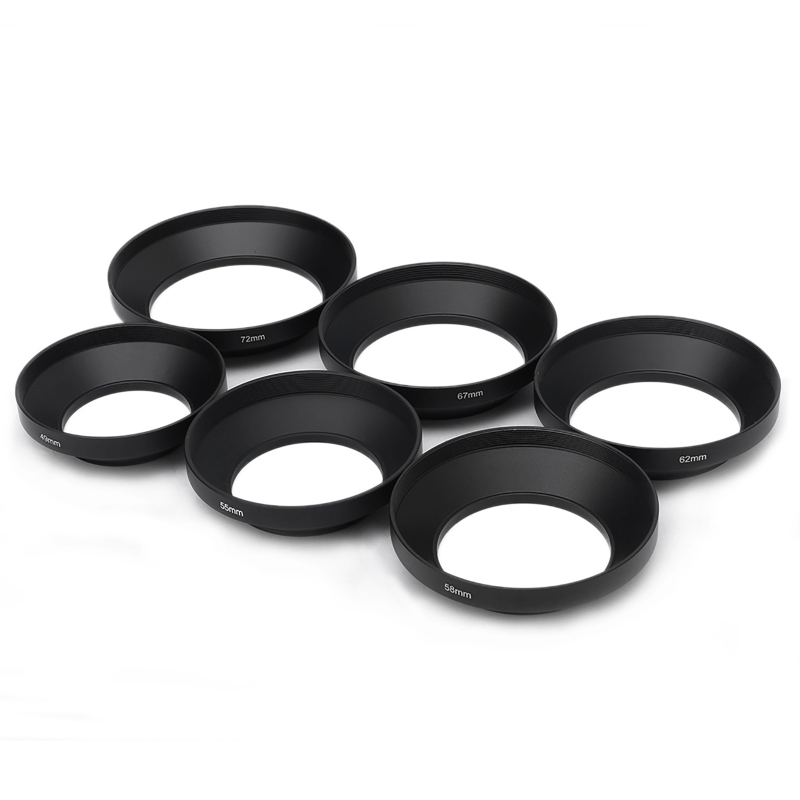 Capa de lente de metal grande angular 39mm 40.5mm 43mm 46mm 49mm 52mm 55mm 58mm 62mm 72mm 77mm 82mm proteção de lente