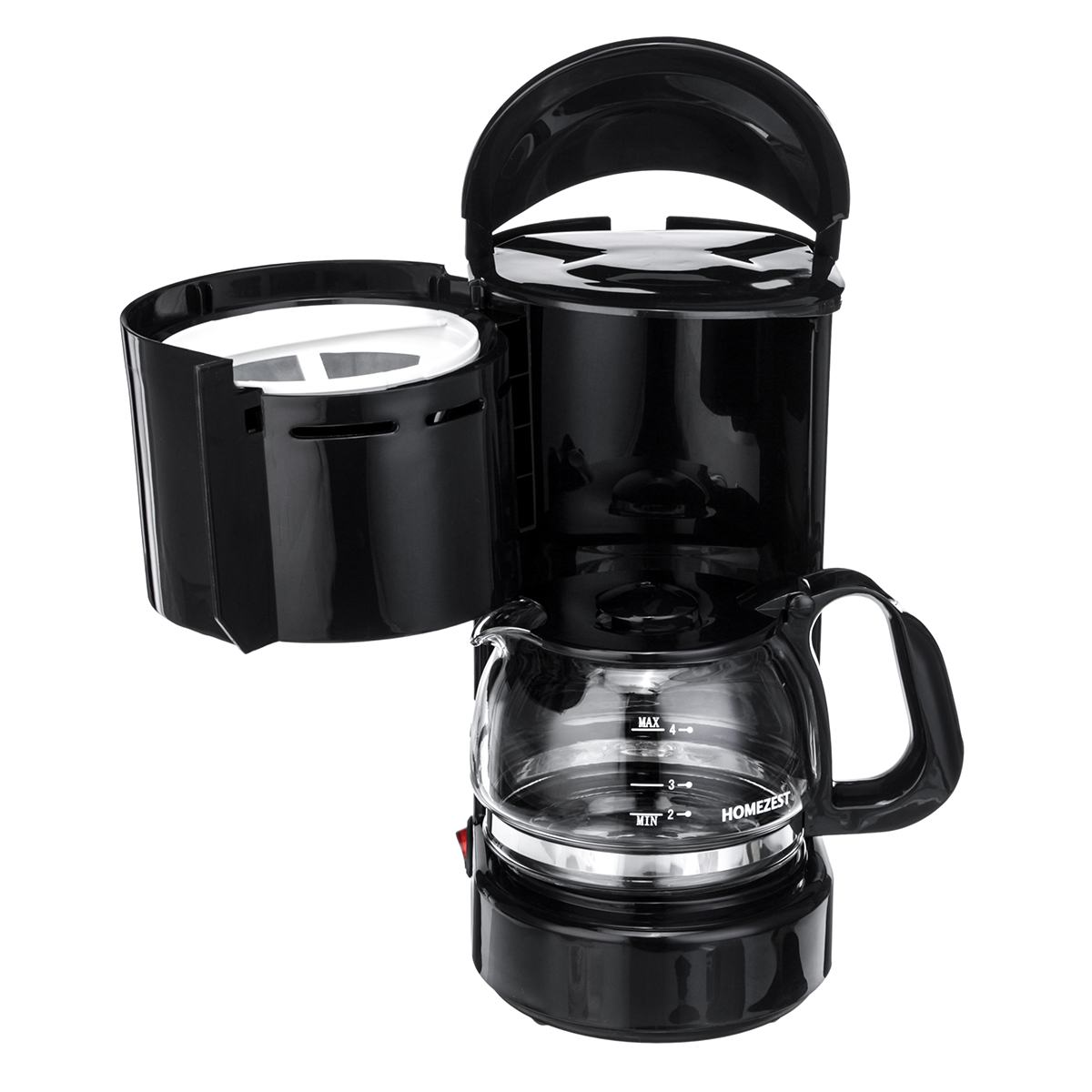 650ml Household Electric Drip Coffee Maker Smart Auto Cup Coffee Machine Auto Keep Warm Coffee Machine For Home Office 220V