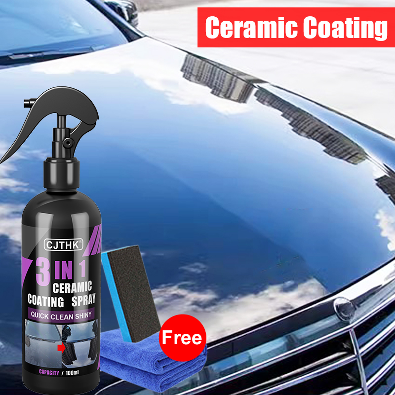 Agente de recubrimiento de cerámica Nano para coche, recubrimiento de cristal líquido hidrofóbico antiarañazos, revestimiento de cera para coche, revestimiento de pulido