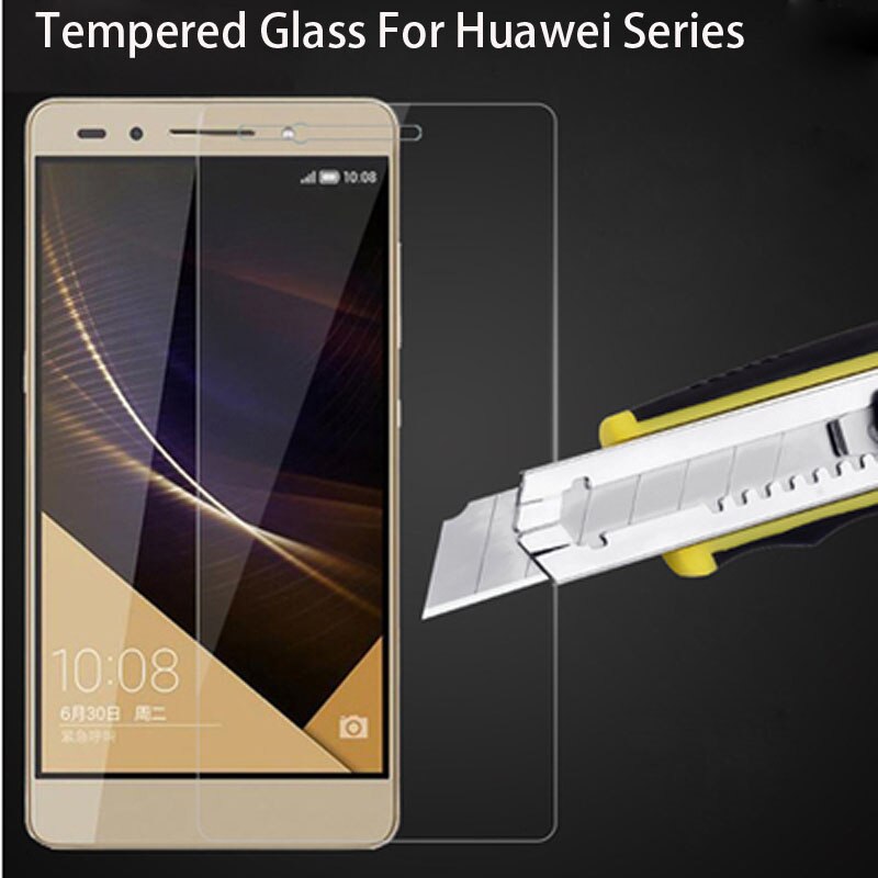 2.5D 9H Gehard Glas voor Huawei P8 P9 P10 Lite P9lite P10lite Telefoon Screen Protector Gehard Protective Film Cover case