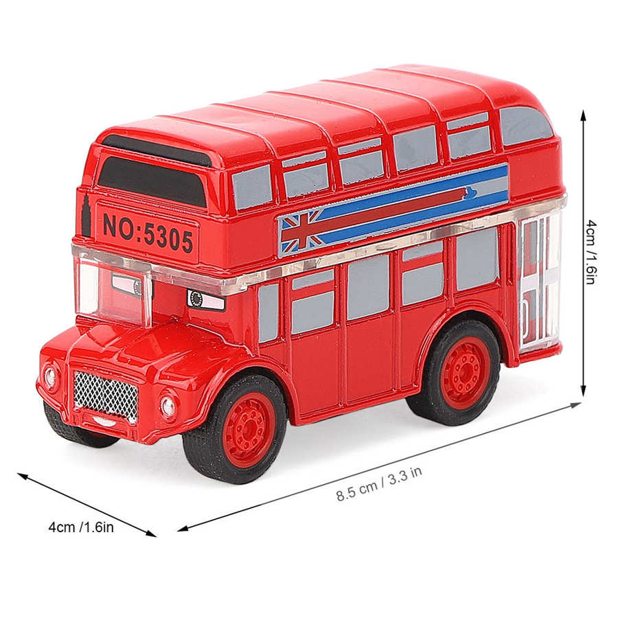 Speelgoed Voertuigen Cartoon Bus Legering Auto Hoge Simulatie Speelgoed Kinderen Jongen Pull Back Voertuig Model Speelgoed Interactieve Leren Speelgoed