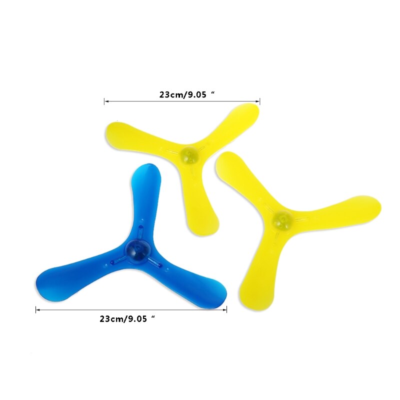 LED Light 3 Leaves Boomerang Outdoor Fun Toy Sport Throw Flying Toys
