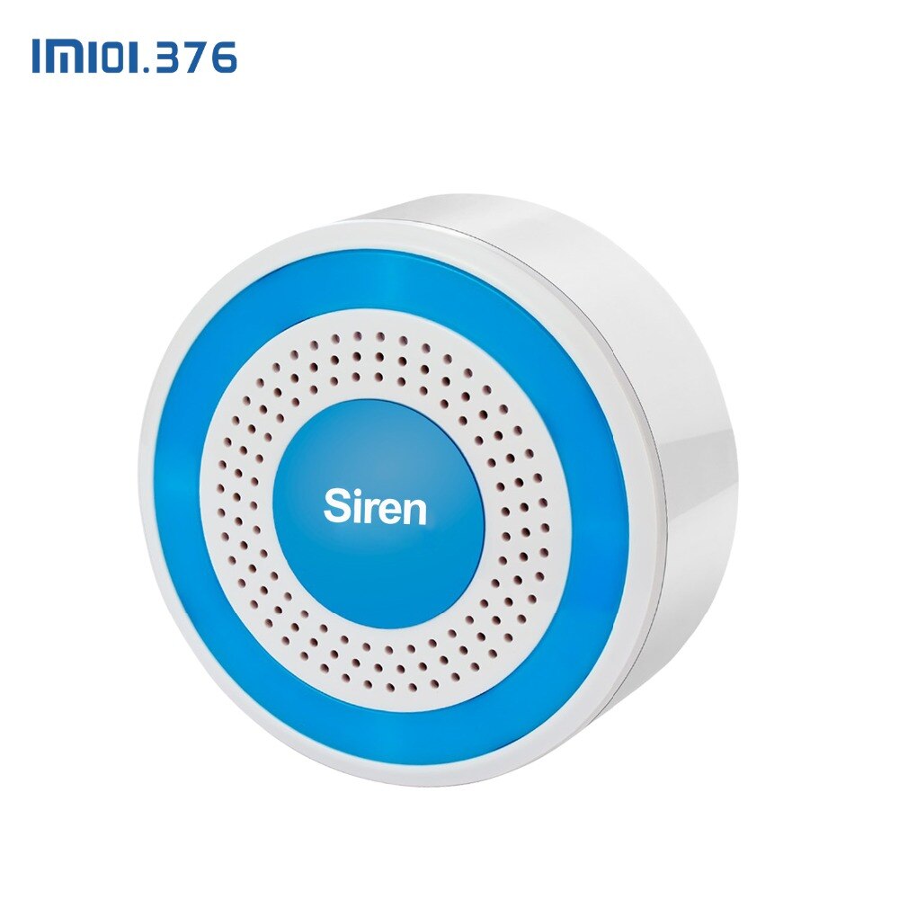 LM101.376 433mhz Wireless Sound and Light Siren 100dB Strobe Siren for Home Security WIFI GSM Alarm Panel System