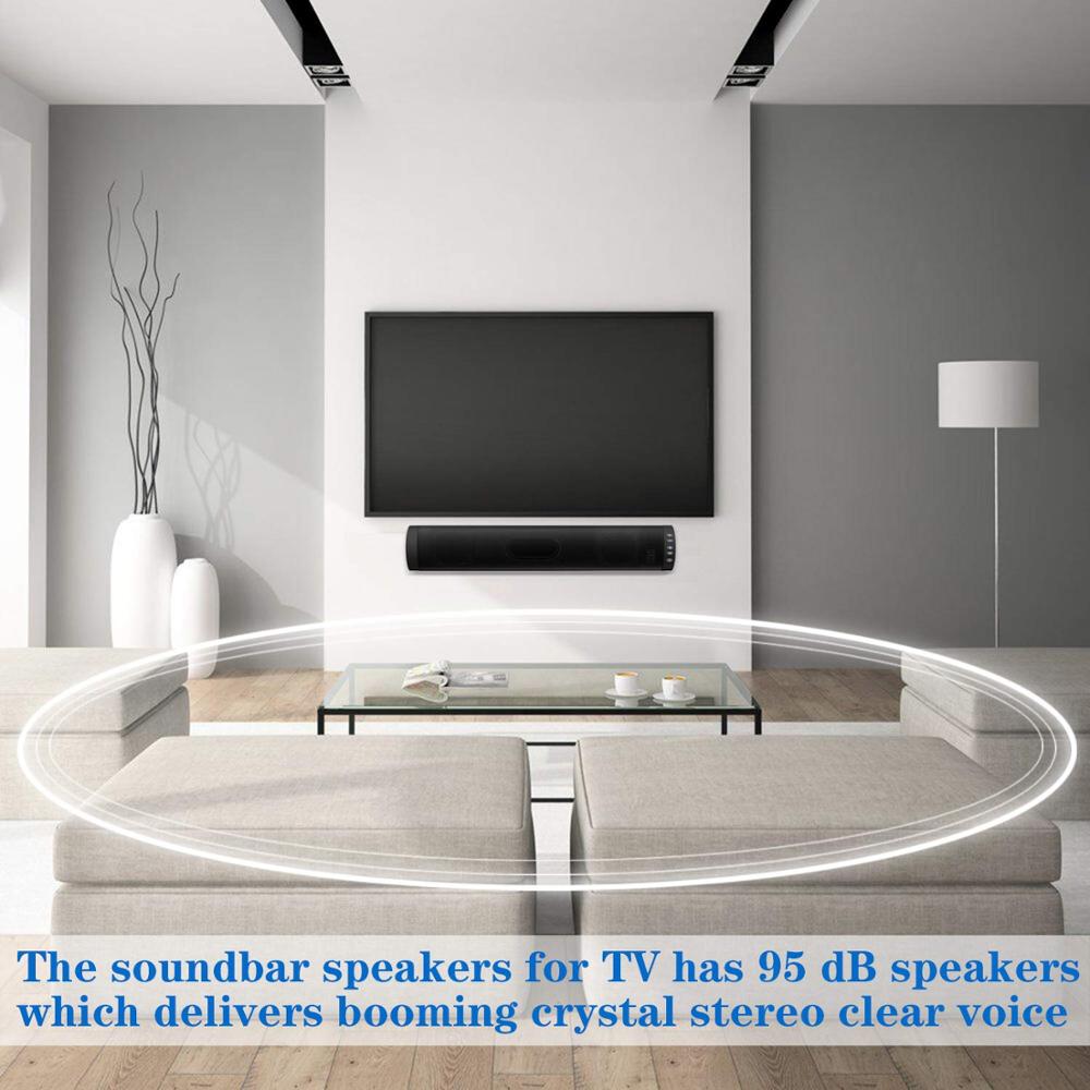 Sound Bar Column Wall Mountable TV subwoofer Super Bass Speaker Wireless Bluetooth Echo Soundbar
