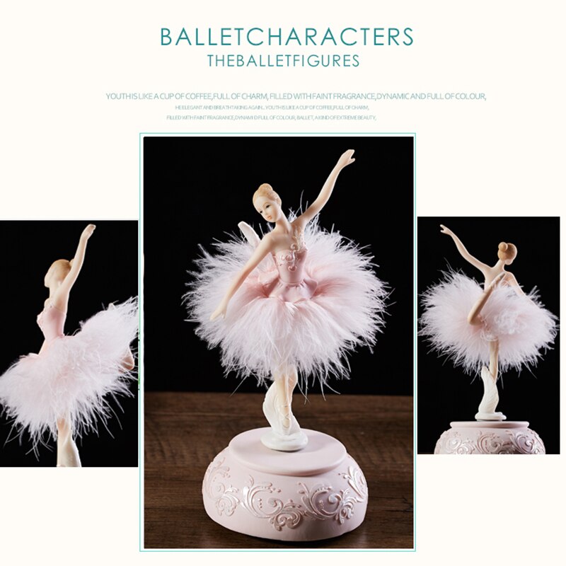 Ballerina musikboks dansende pige svanesø karrusel med til fødselsdag bryllup fødselsdag til piger dejlige – Grandado