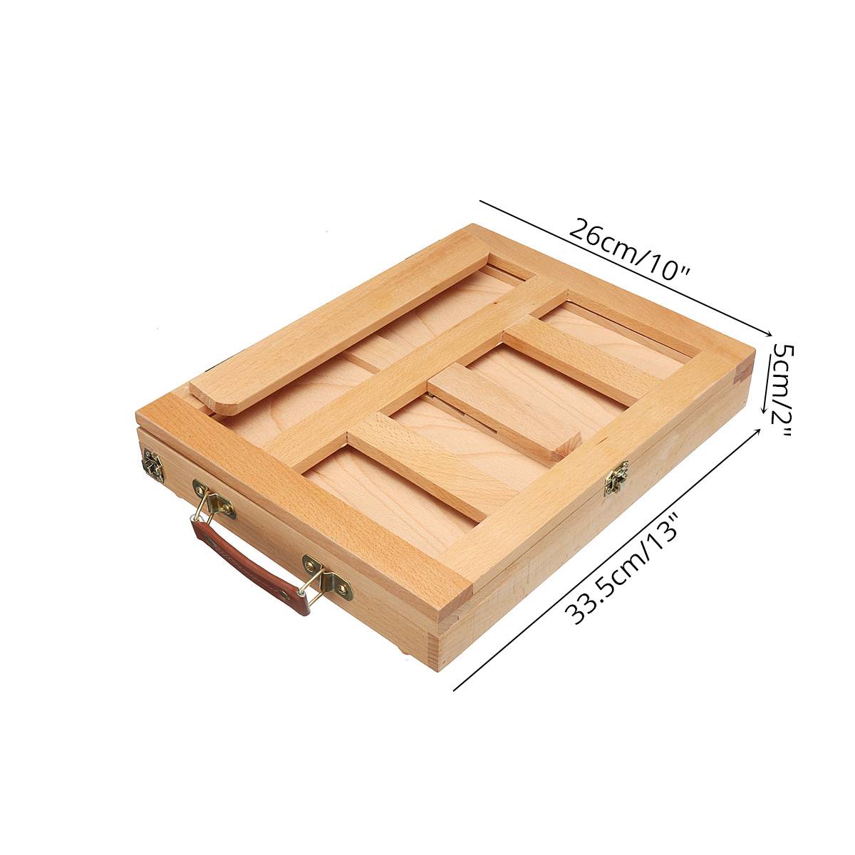 Portable Wooden Drawers Artist Table Desk Top Easel Stand Sketch Box Painting