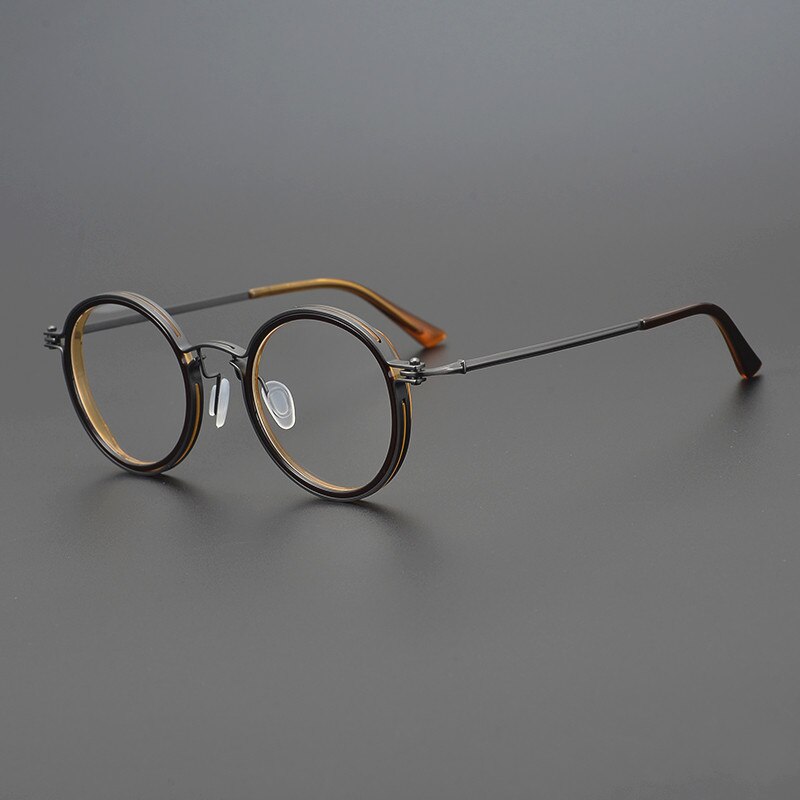 Retro Rond Japanse Handgemaakte Retro Ronde Brillen Optische ... – Vicedeal