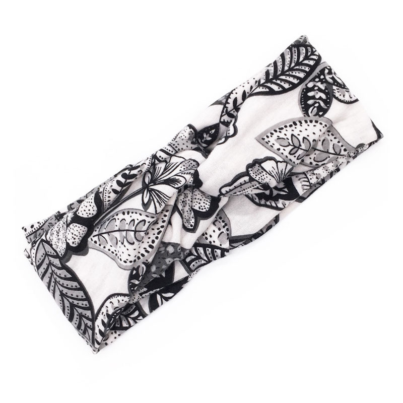 Frau Gedruckt Kreuz Stirnband Mädchen Sommer machen-hoch Haarband Elastische Bandanas Bandanas Sport Turban Haar Bands Haar Zubehör: 3
