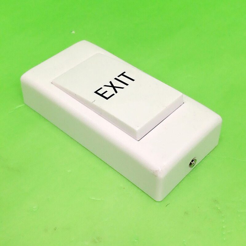 Plastic Exit Plastic Schakelaar Voor Enkele Deur Toegangscontrole Systeem Druk Om Exit Switch Push Release Exit
