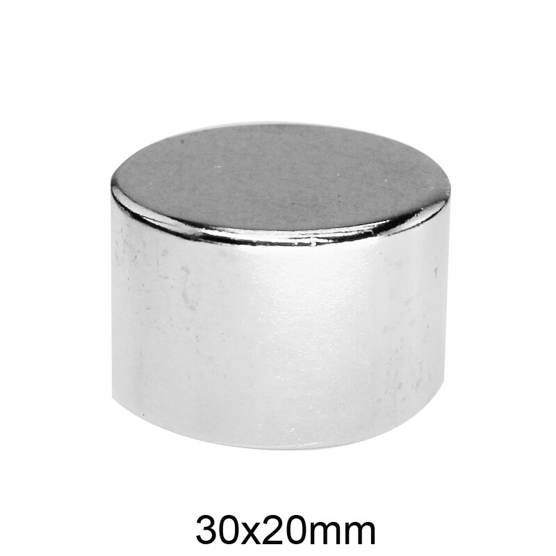 1/2/3/5Pcs 30X20 Mm Sterke Cilinder Zeldzame Aarde Magneet 30mmX20mm Ronde Neodymium magneten 30X20 Mm Grote Magneet Disc 30*20 Mm N35