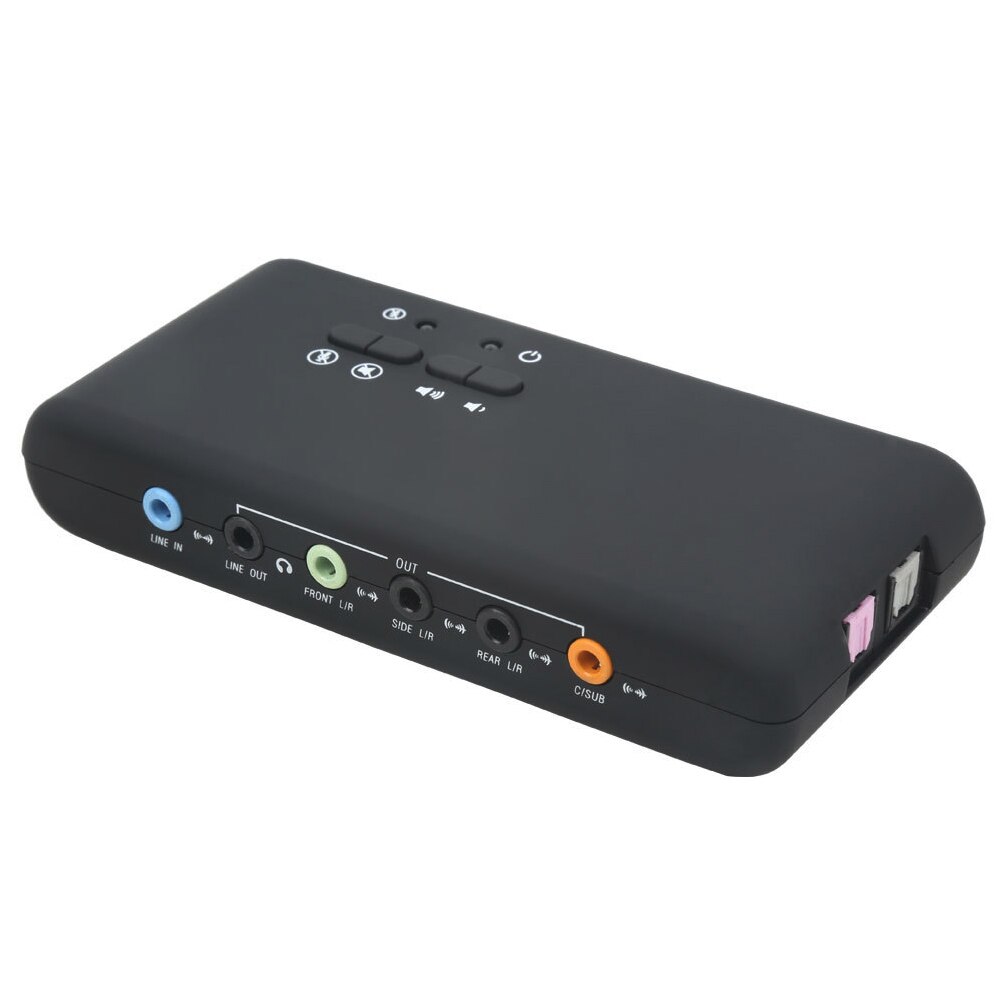 External Audio Recording Sound Card Playback Interface USB Surround Sound Optical Fiber Dynamic 7.1 Channel Stereo 3D Digital