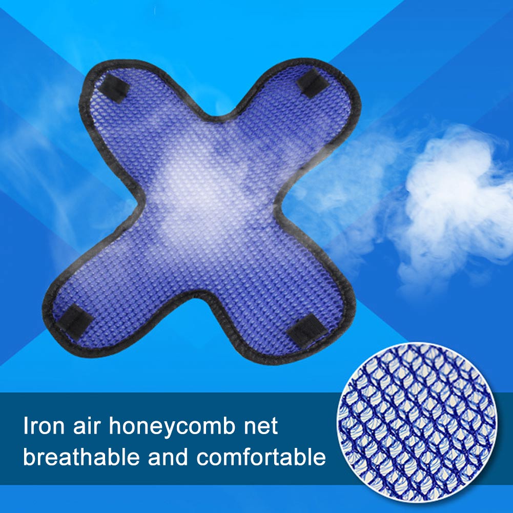 4 Colors Motorcycle Vehicle Helmet Padding Motorcycle Safety Protection Hat Cap Inner 3D Air Mesh Microfiber Helmet Cooling Pad