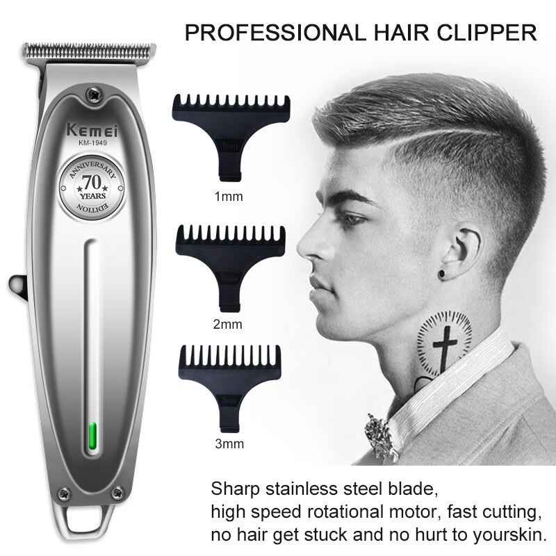 Tondeuse Trimmer Barbershop Krachtige Snijder Haar Snijmachine Kapsel Cordless 100-240V Cut Elektrische Oplaadbare