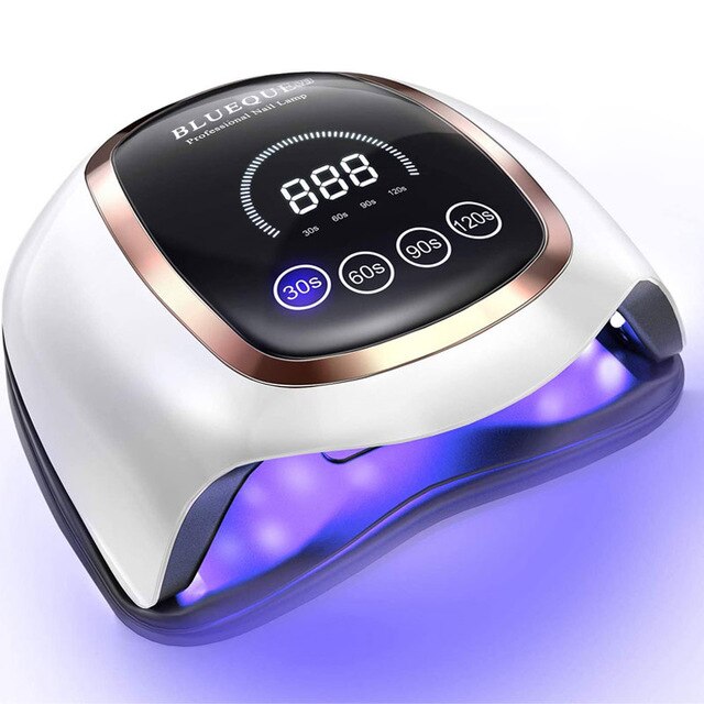 Krachtige Uv Led Lamp Voor Nagels Gel Droger 80W Lamp Voor Drogen Nagels Uv Gel Met Smart Sensor Lcd display Lamp Voor Manicure Pedicu: VS