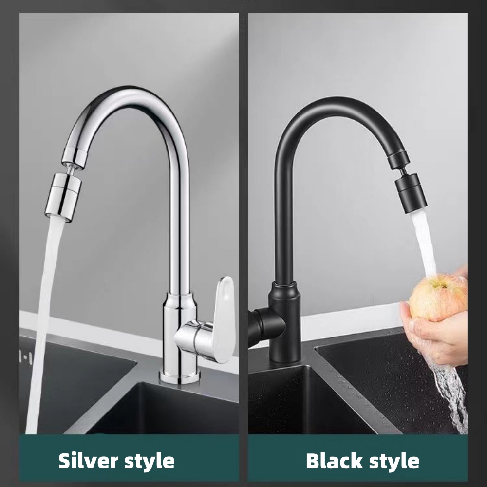 360 ° rotatable kitchen faucet spray head filter sink splashproof adapter 2 mode adjustable kitchen sink faucet aerator