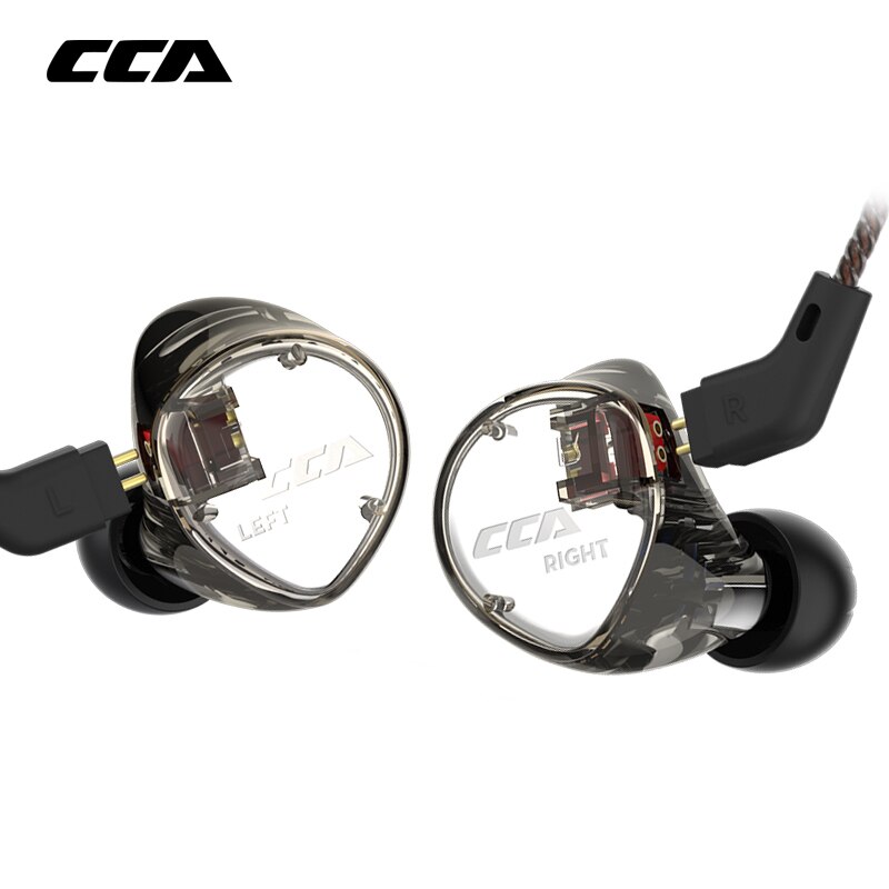 CCA C04 1BA + 1DD Anker Dual Fahrer Kopfhörer Abnehmbare Kabel In Ohr Audio Monitore Ear HiFi Musik Sport