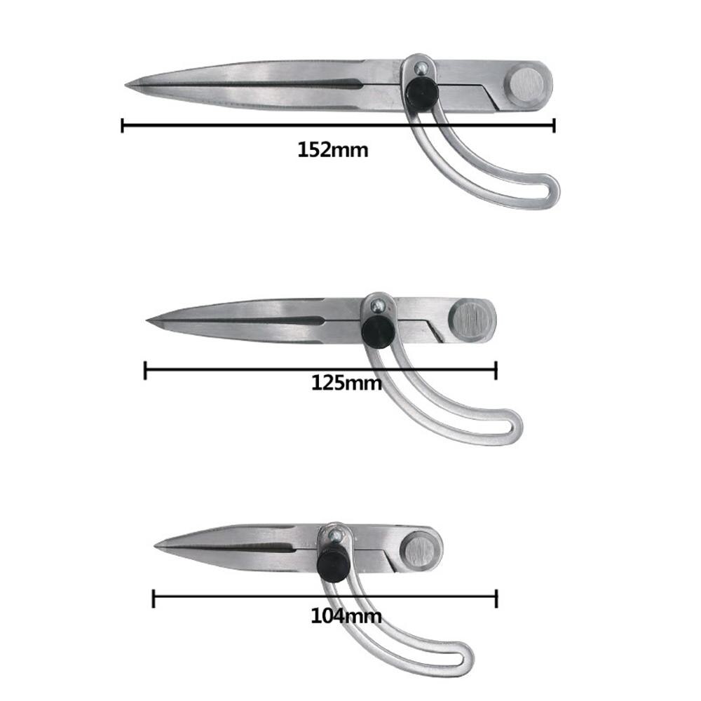 Drawing measuring gauge distance compass divider leather craft tool 150mm need other size please contact customer service