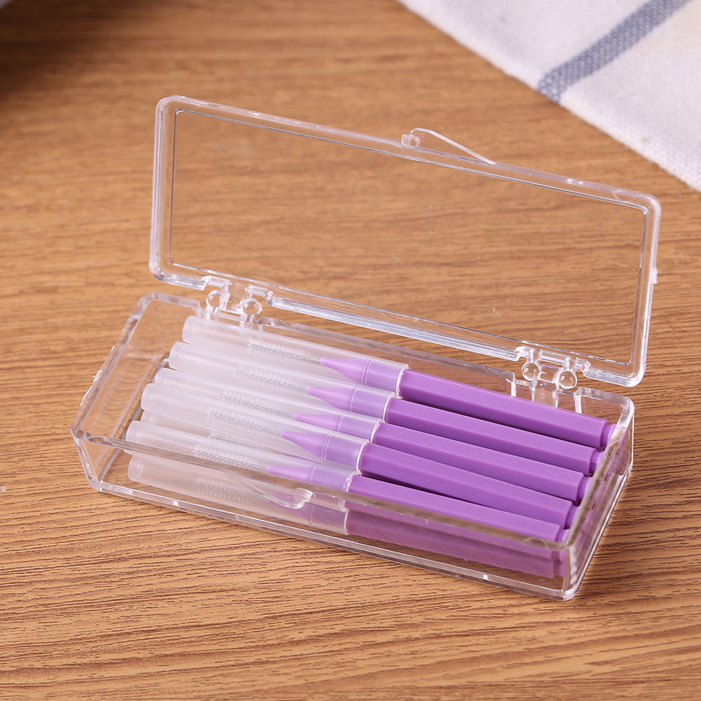 30pcs Tooth Floss Oral Hygiene Dental Floss Soft Plastic Interdental Brush Toothpick Healthy for Teeth Cleaning Oral Care: 04 10pcs 2.2x10mm