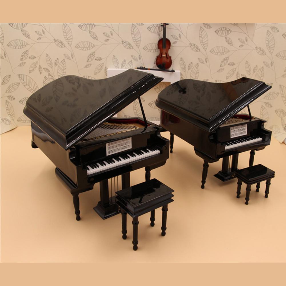 Mini Piano Miniature en bois et plastique, instruments de musique, ornements de Table, Collection de décoration