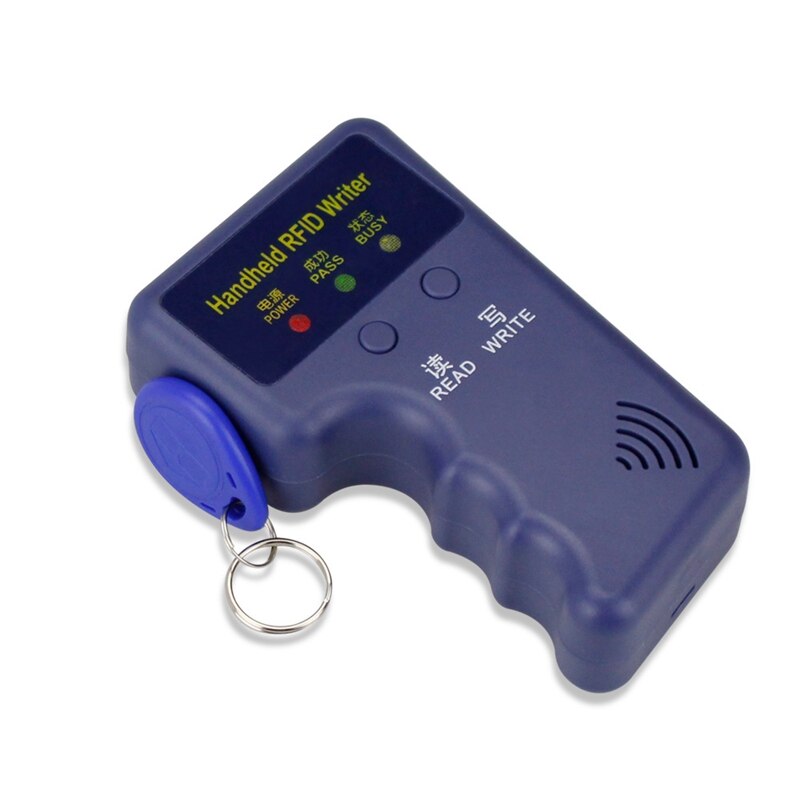 Lector duplicador de llaves RFID de 125Khz portátil, lector grabador de tarjetas de identificación, clonador, programador, lector compatible con 10 teclas, réplica de tarjetas de acceso