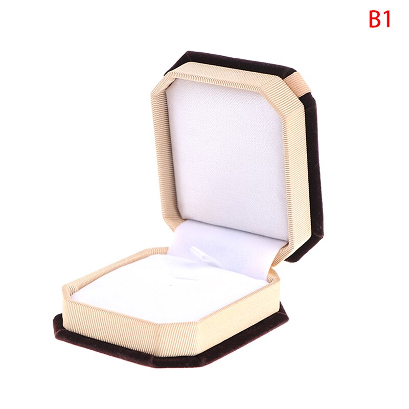 Jewelry Box Packing Bags Beads Rings Earrings Bracelets Necklaces Sets Boxes for Women& MenVelvet Display Packing Jewelry: B1