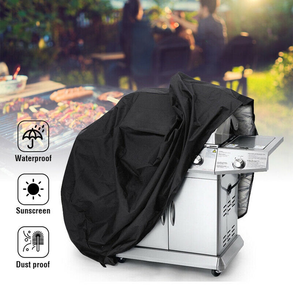 Bærbart vanntett bbq grill grill trekk utendørs regn for gass kull elektrisk grill trekk hjem tilbehør