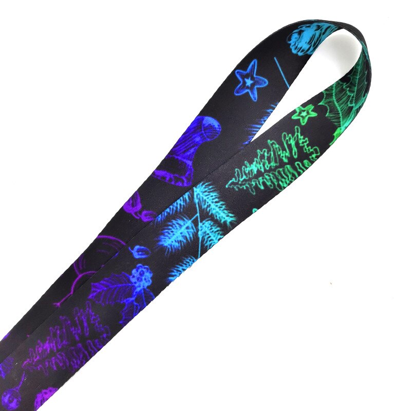 Cartoon Neck Strap Lanyard for Keys USB ID Card Badge Holder Keychain Cell Phone Straps Webbing Ribbon Necklace Lanyards