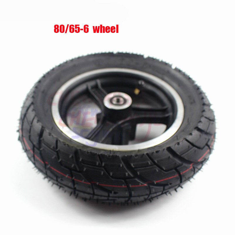 10 Inch Wheels for Kugoo M4 Pro Folding Electric Scooter 10x3 Inch Off-road Inner Outer Tire with Alloy Rims 255x80 Tyre 80/65-6: 80 65-6 wheel