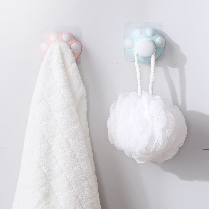 Cartoon Kat Klauw Haak Zelfklevende Deur Muur Hangers Decoratieve Haken Muur Haken Hanger Voor Keuken Badkamer Accessoires