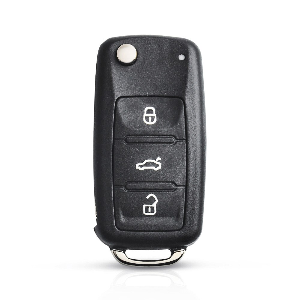 Keyyou 20x til vw volkswagen skoda octavia golf  mk6 tiguan polo passat cc sete fjernkontroll nøkkelvesken skall erstatning 2/3 knapper: 3- knappen