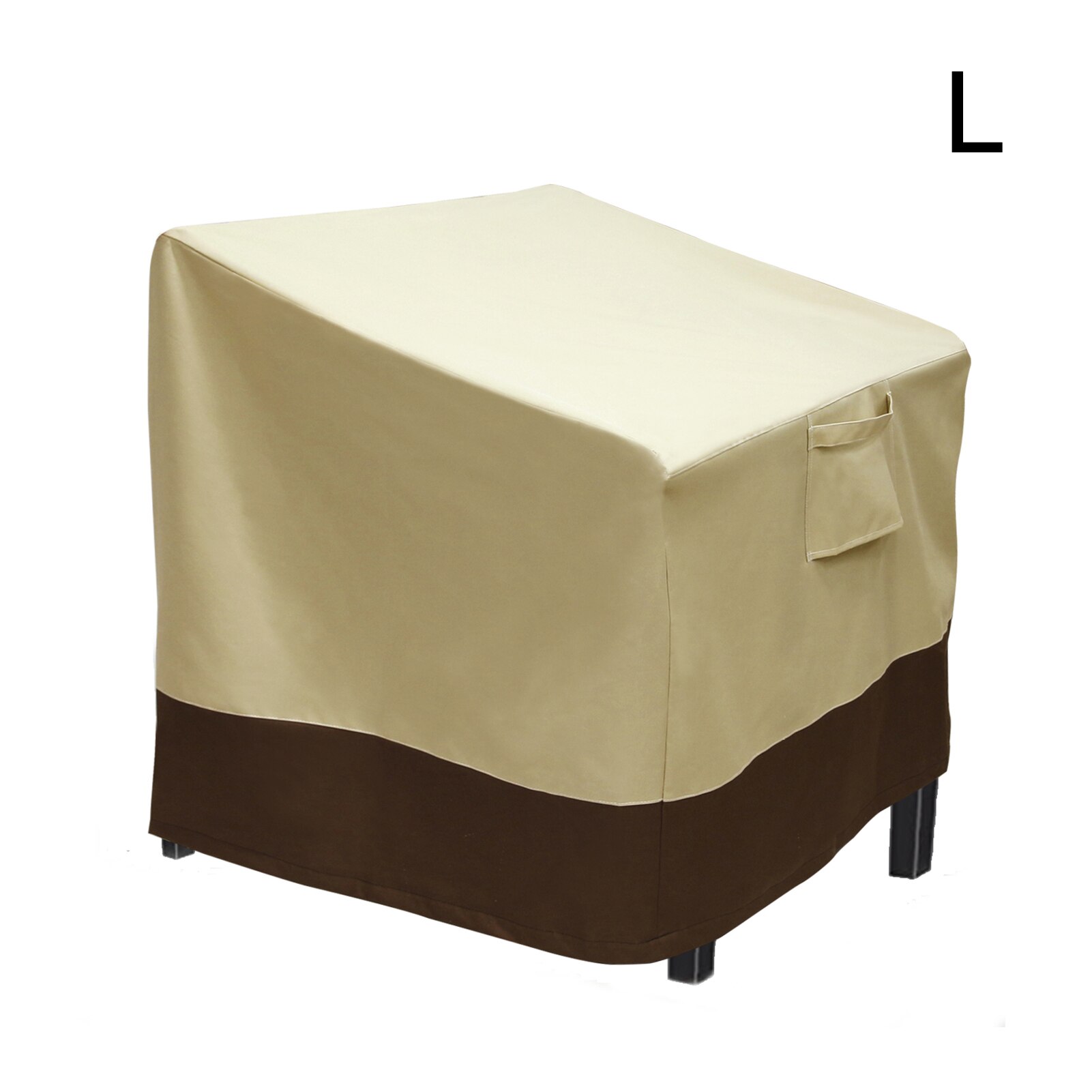 Weatherproof Patio Chair Cover Lounge Deep Seat Cover Outdoor Patio Armchair Cover Heavy Duty Oxford Fabric Furniture Covers: L
