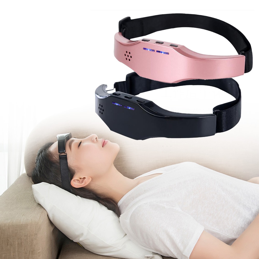 Elektrische Hoofdpijn En Migraine Relief Hoofd Massager Migraine Slapeloosheid Release Usb Oplaadbare Therapie Machine Relax Gezondheidszorg