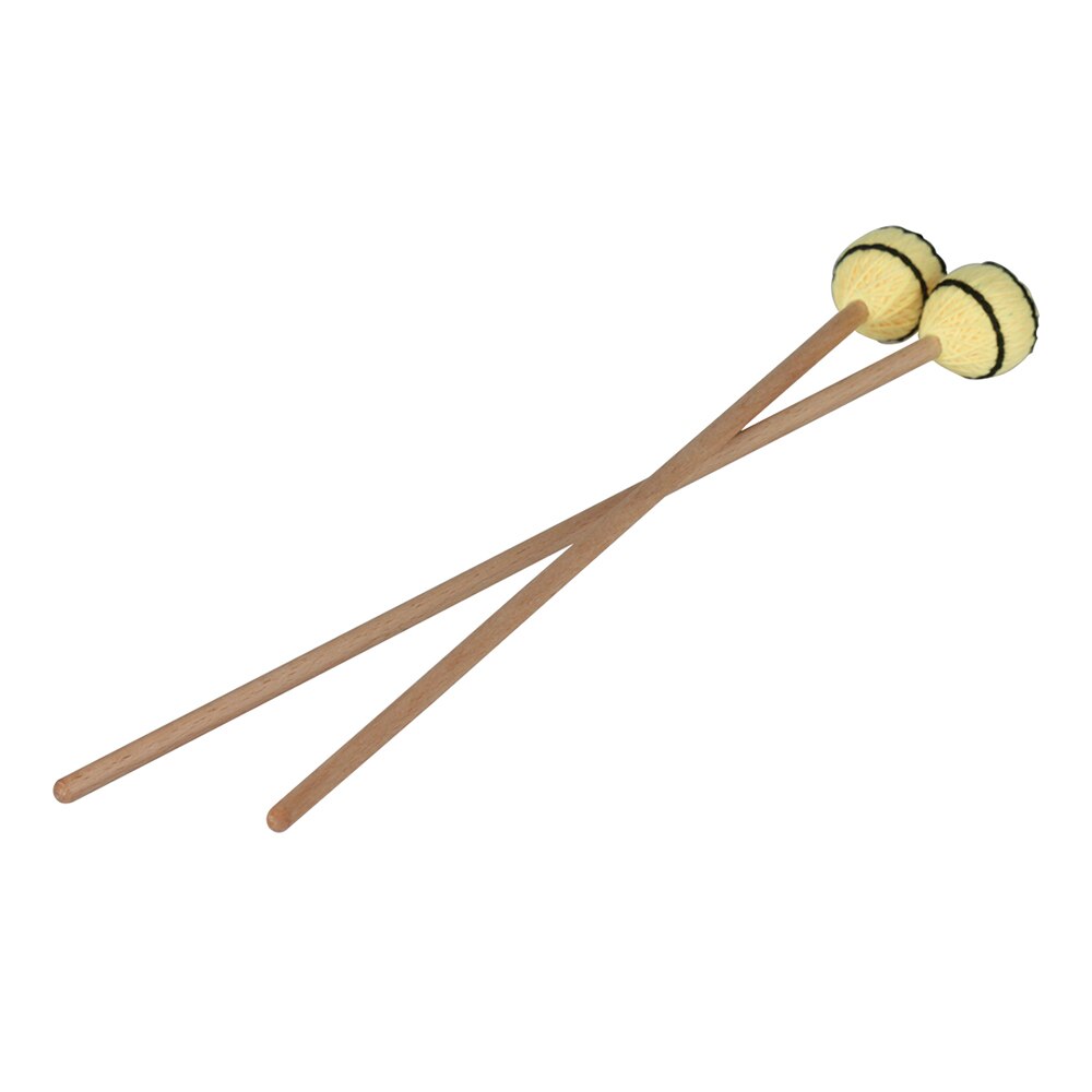 Maillets bâton Marimba Xylophone maillet Glockensplel avec poignée en hêtre accessoires pour instruments à Percussion pour Amateurs 1 paire