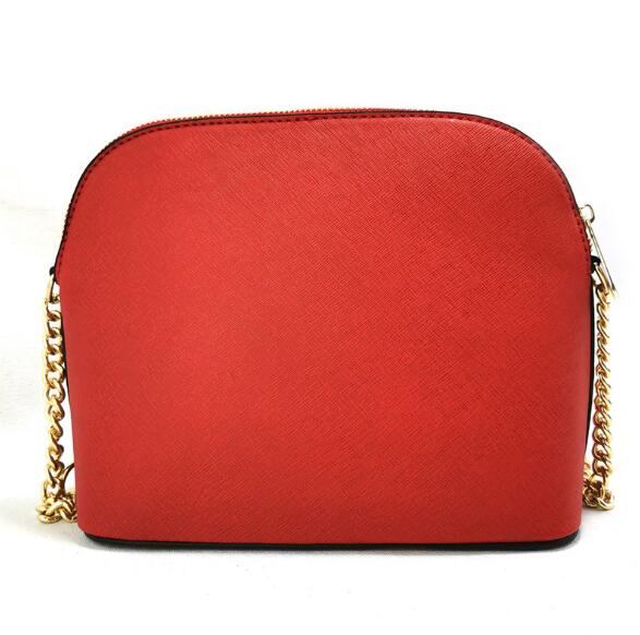 Bolso de piel sintética de ratán para chicas, bolsa femenina de famosa, Bolso pequeño con armazón,: Rojo