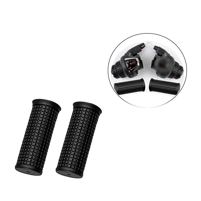 2 Stuks 70Mm Fiets Grips Korte Handvat Rubber Antislip Fietsen Scooter Mtb Fietsonderdelen