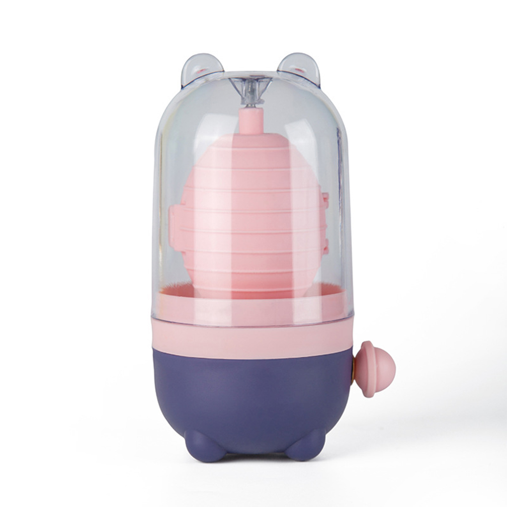 Eggs Yolk Mixing Whisk Egg Making Hand Powered Blender Washable Detachable Puller Inside Mixer Household Scrambler Cooking: Pink