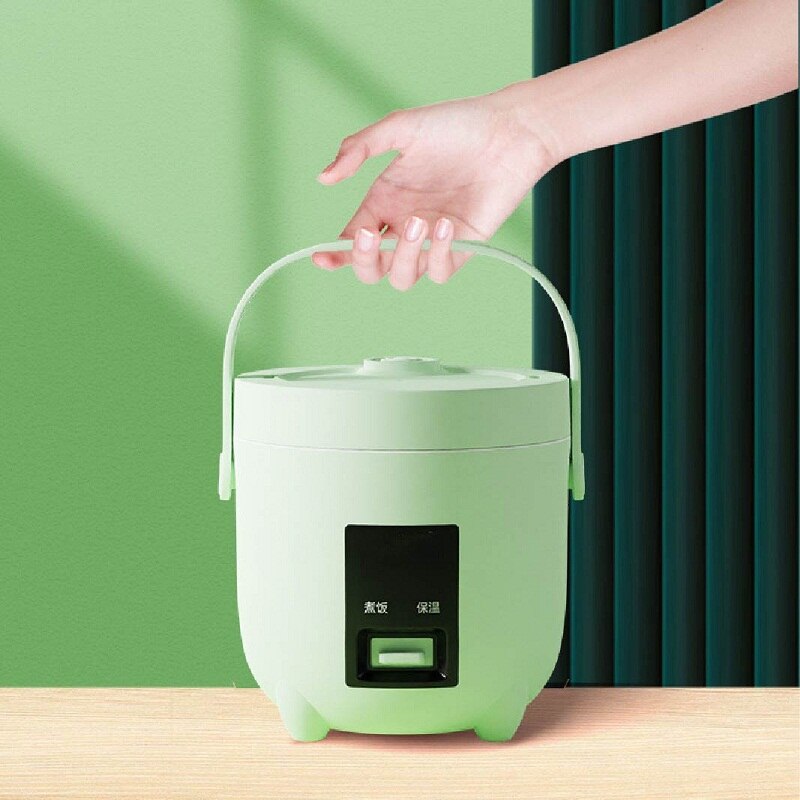 Olla arrocera eléctrica inteligente y automática para el hogar, cocina con revestimiento antiadherente, para 1-2 personas, 1,2 L