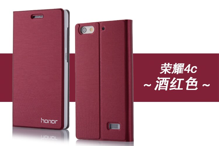 for Huawei Honor 4C Phone Case Luxury Slim Style Flip Cover leather protective sleeve for Honor 4C 5.0'' Cover Bag