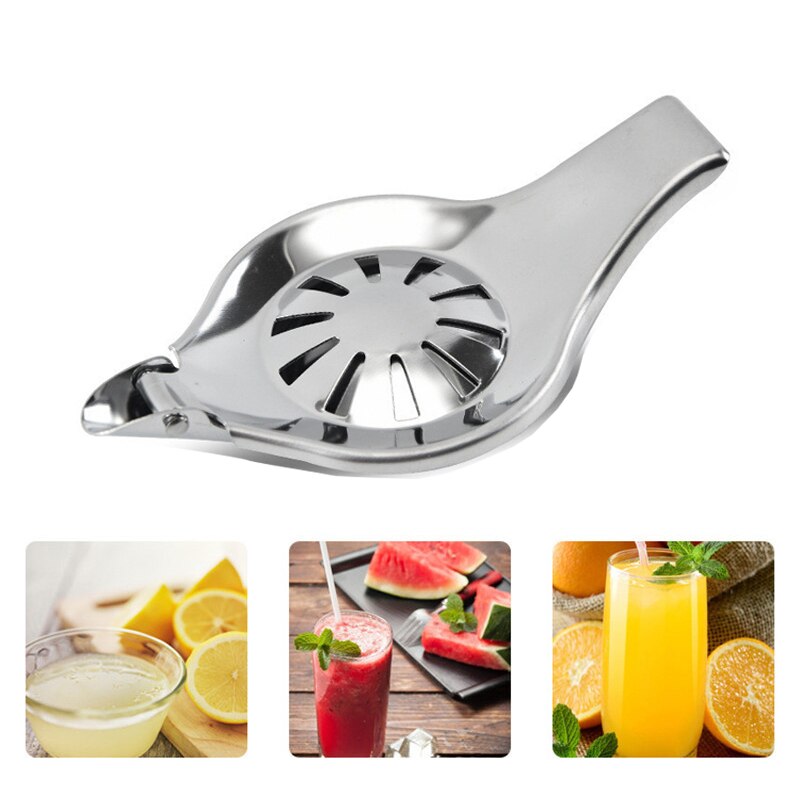 Portable Manual Juicer Squeezer Hand Pressure Stainless Steel Kitchen Bar Tools Lemon Juice Fruit Pressing Healthy Lifestyle