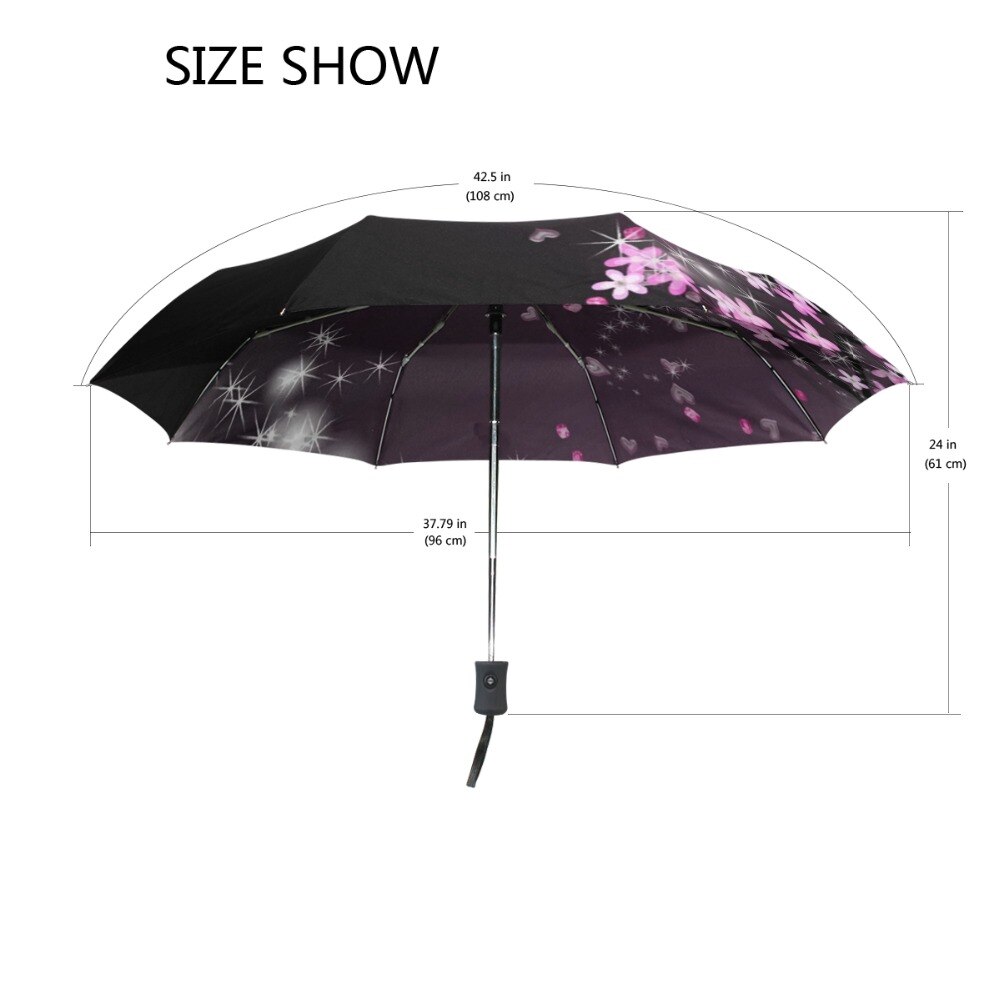 Echt 3 Vouwen Bloemen Paraplu Regen Vrouwen Automatische Waterdicht Winddicht Paraguas Meisjes Guarda Chuva Vrouwelijke