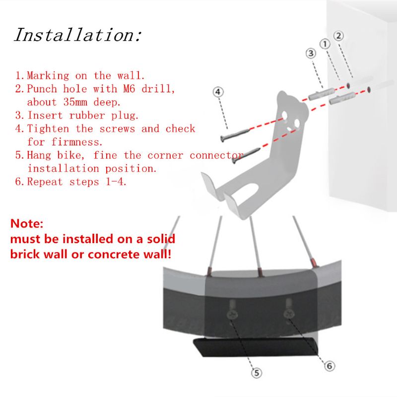 Support mural pour vélo support de suspension pour vélo rangement Horizontal système porte-vélo Garage